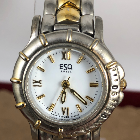 ESQ Movado Vintage 2 Tone Swiss Quartz Watch main image 6